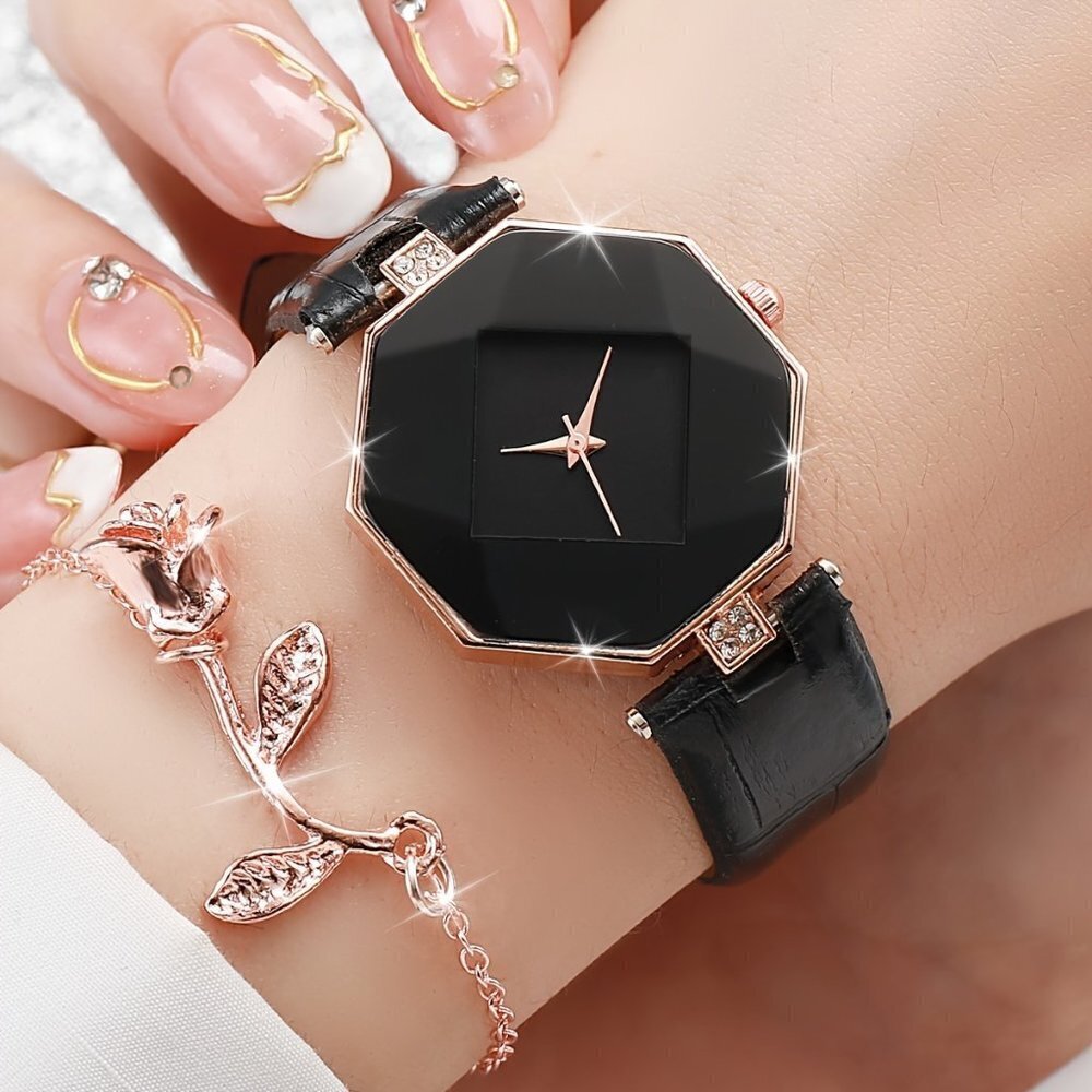 Travel Passions - 2 pcs Watch and Bracelet Set